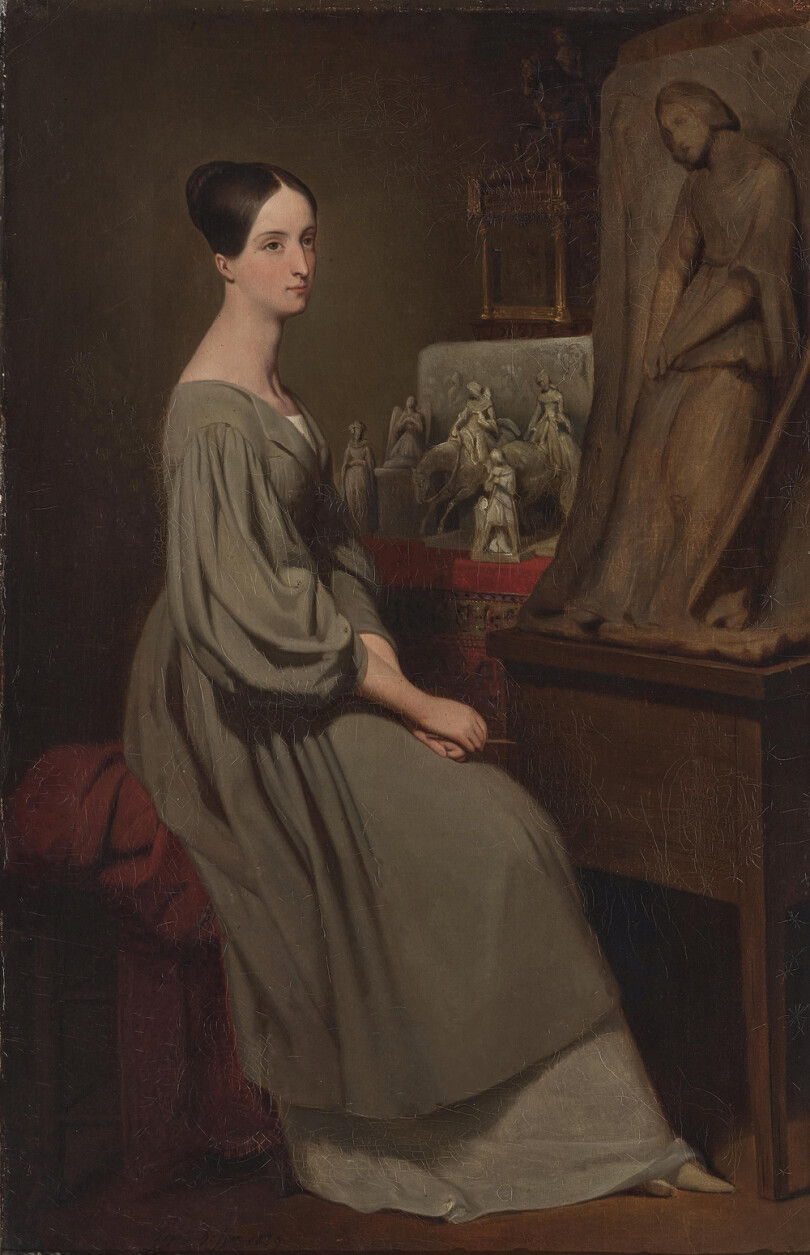 Marie d’Orléans dans son atelier, une oeuvre d'Ary Scheffer, à découvrir prochainement au musée des Beaux-Arts d’Orléans.